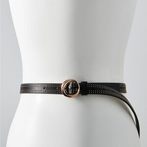 Leather Anthropologie NWT '70s Studded Belt size XS/XXS.